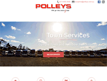 Tablet Screenshot of polleys.com.au